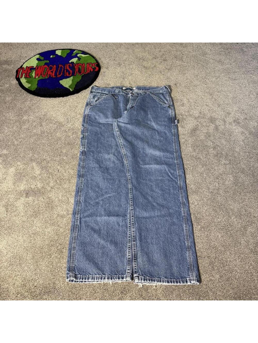 y2k vintage lee carpenter denim jeans